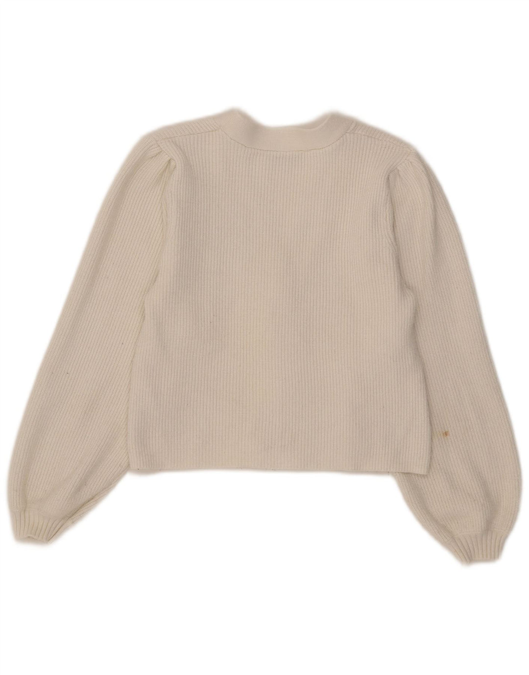 Sweter damski Zara Crop Cardigan UK 12 Średniobiała wiskoza