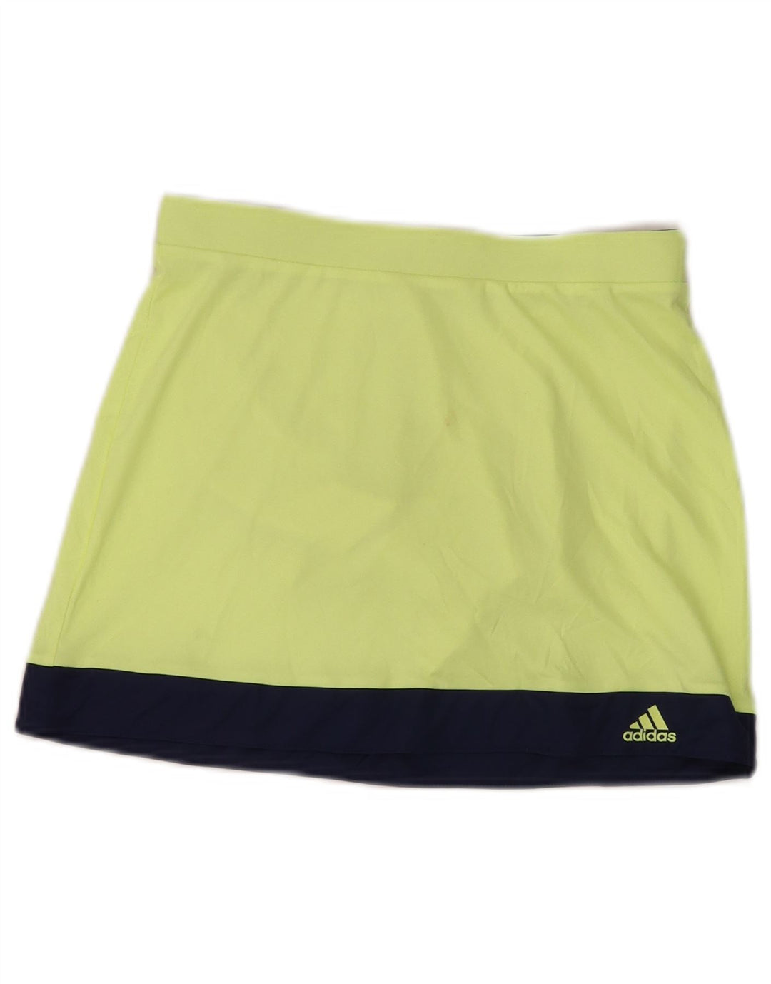 Adidas Dziewczęta Climalite Skort 11-12 lat Żółty poliester z blokami kolorów