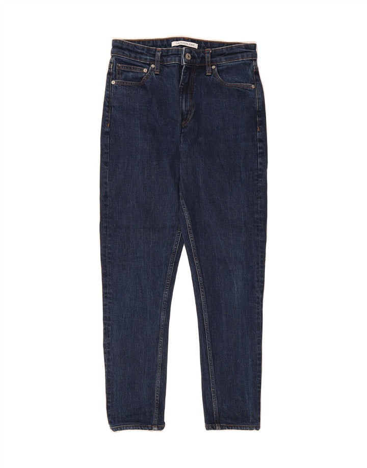 CALVIN KLEIN Womens Slim Jeans W27 L26 Navy Blue Cotton Vintage Calvin Klein and Second-Hand Calvin Klein from Messina Hembry 