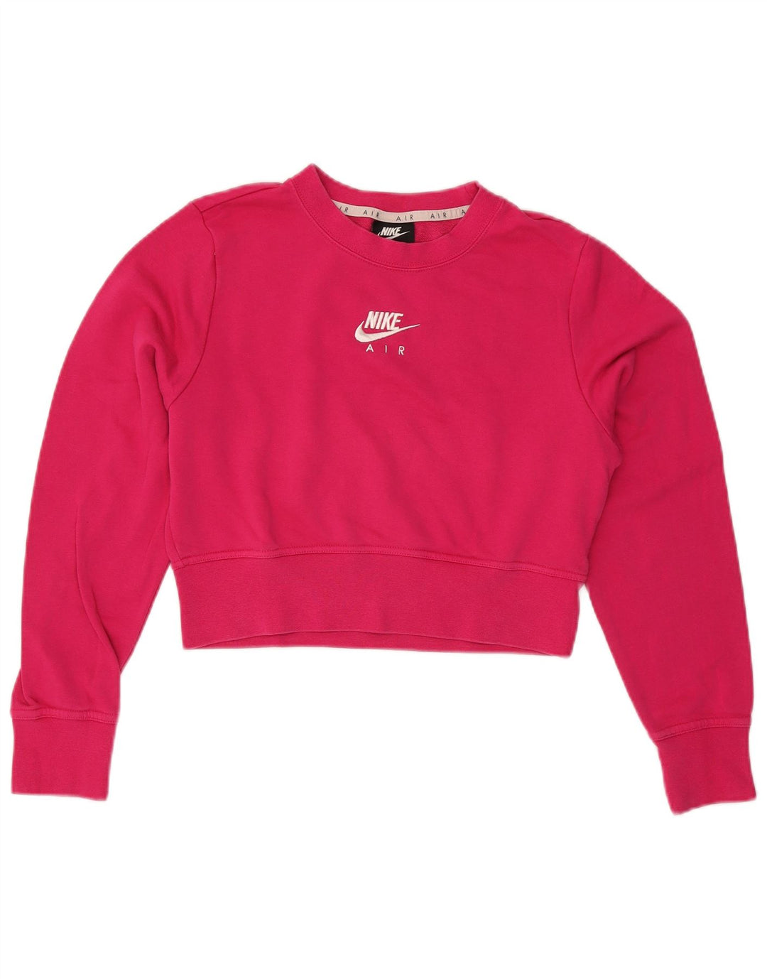 Damska bluza Nike Crop Graphic Jumper UK 14 Średnioróżowa bawełna