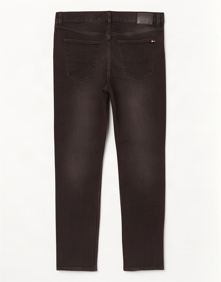Męskie dżinsy Tommy Hilfiger Bleecker Slim W40 L32 Czarna bawełna
