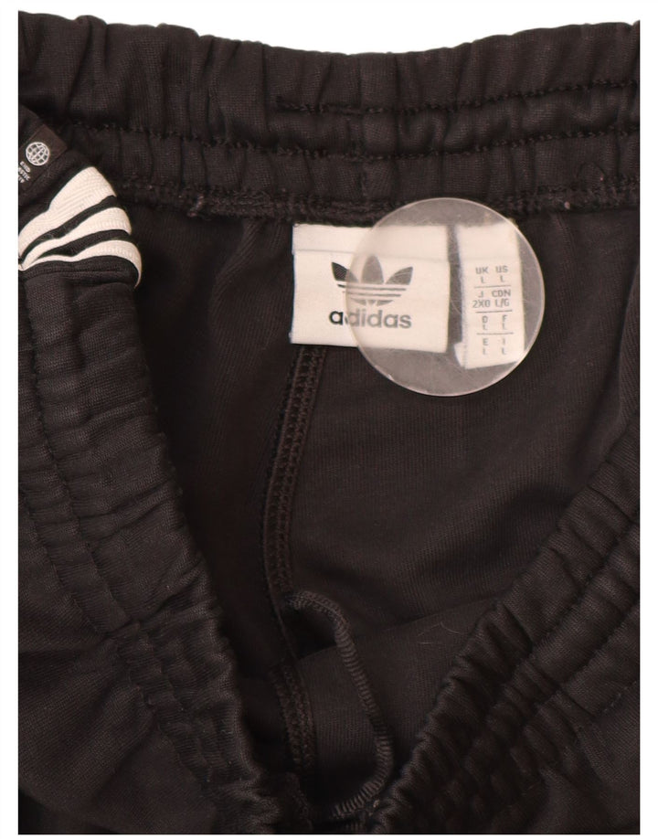 Adidas Męskie spodnie dresowe Joggery, duże, czarne, poliestrowe