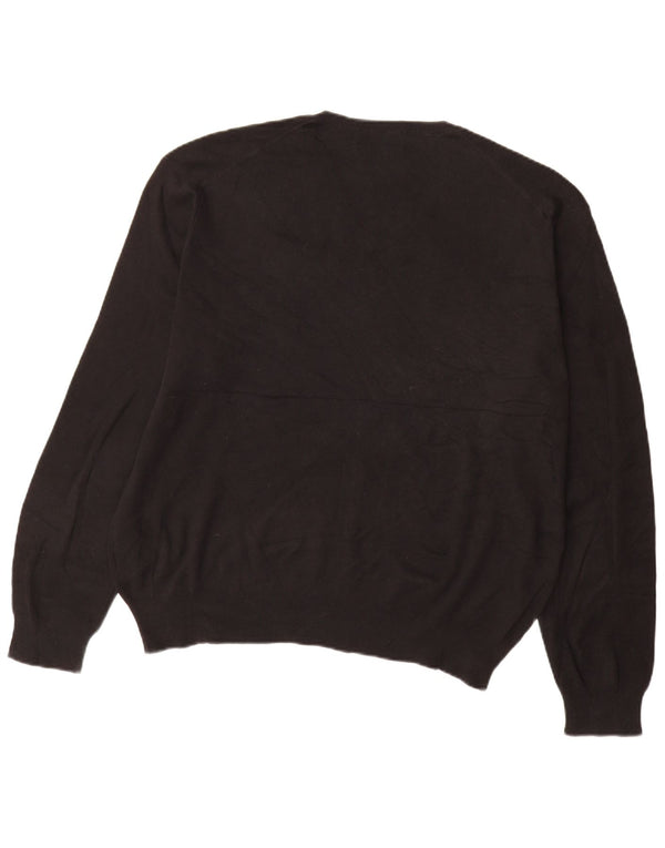Polo Ralph Lauren Męski sweter z dekoltem w kształcie litery V XL, czarny, bawełniany