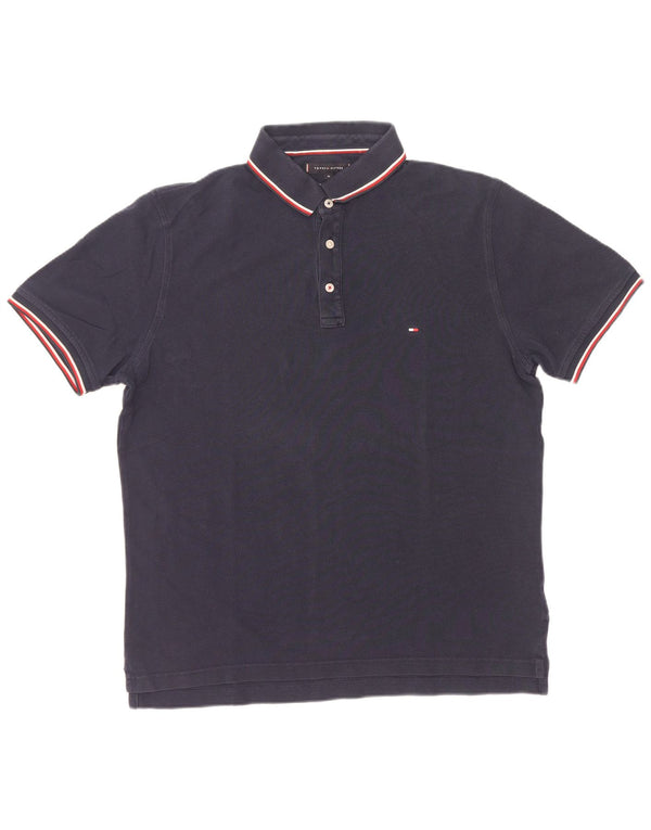 Męska koszulka polo Slim Fit Tommy Hilfiger XL, granatowa, bawełniana