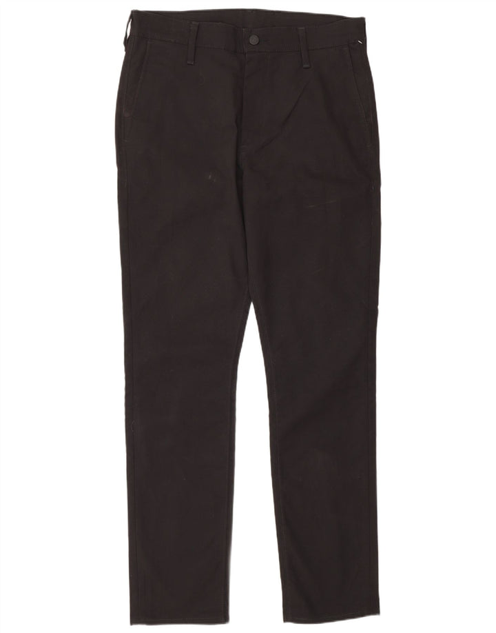 Męskie spodnie typu slim chino Levi's W31 L32 Czarna bawełna