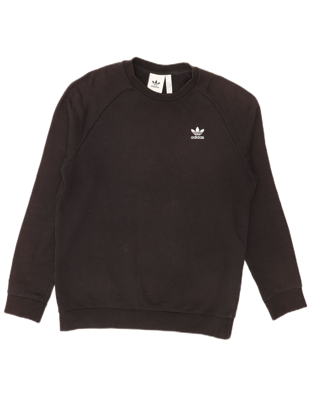 Bluza męska Adidas o luźnym kroju, mała, czarna, bawełniana