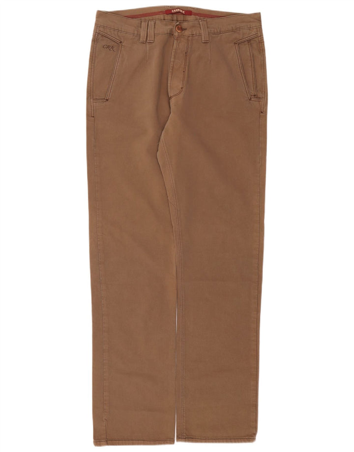 Proste spodnie męskie CARRERA W32 L33 brązowe