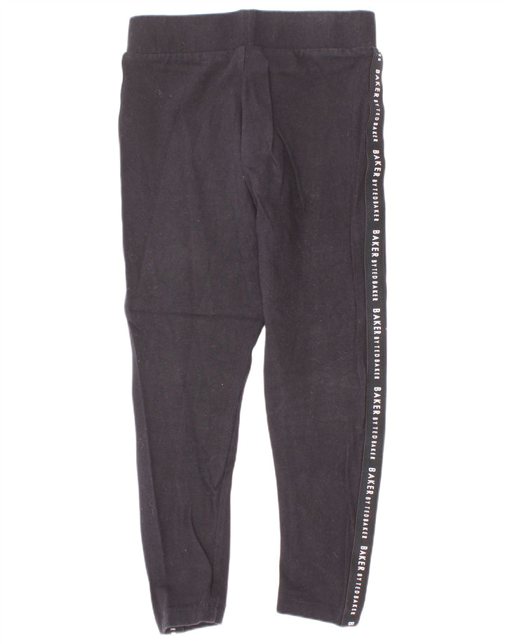 Legginsy dziewczęce Ted Baker z grafiką, 6-7 lat, czarne, bawełniane
