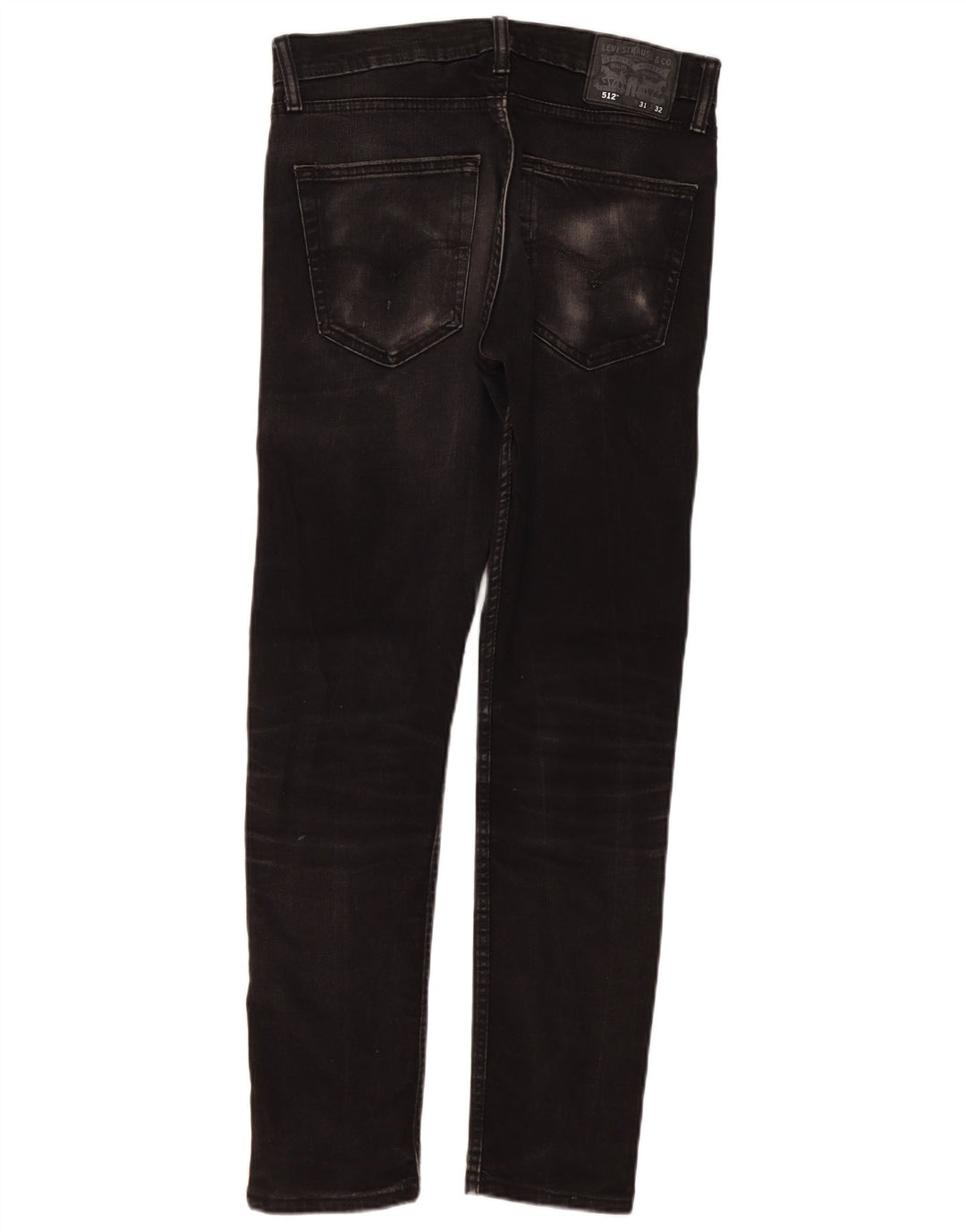 Męskie jeansy slim zwężane Levi's W31 L32, czarna bawełna