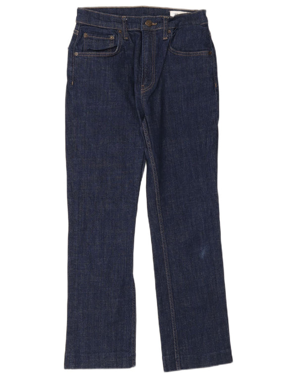 Damskie proste dżinsy Zara EU 38 Small W28 L27 Niebieskie bawełniane