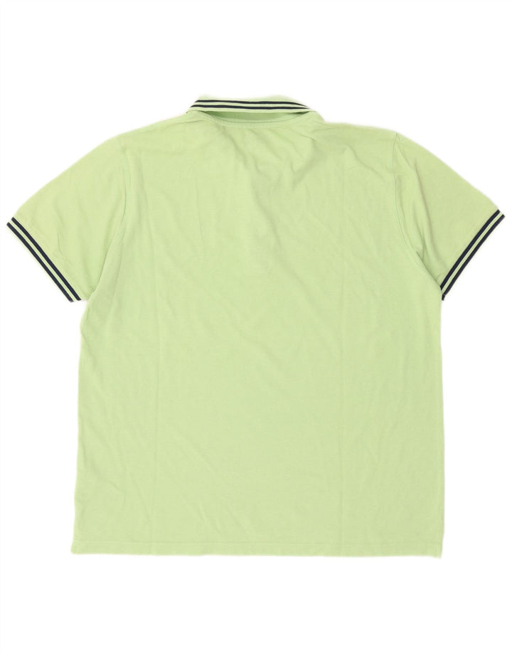Męska koszulka polo Guru z grafiką 2XL, zielona bawełna