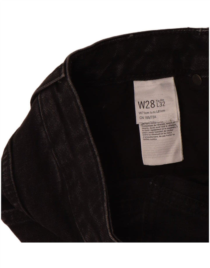 Damskie jeansy zwężane Topshop W28 L26 czarne