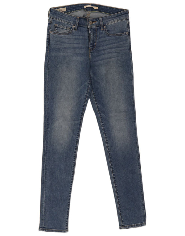 Damskie jeansy Levi's 711 Skinny W26 L30 Niebieska bawełna