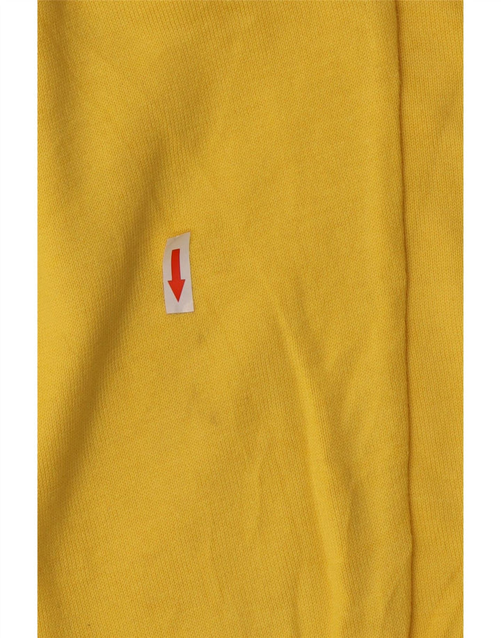 Męski sweter zapinany na zamek Sergio Tacchini, duży, żółty, bawełniany