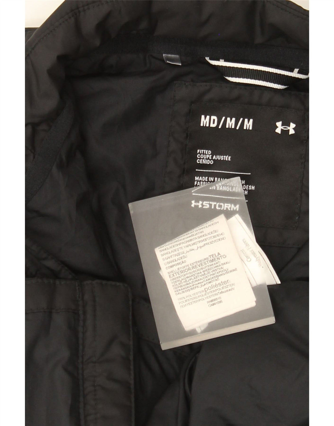 Damska wyściełana kamizelka Under Armour UK 14, średni czarny poliester