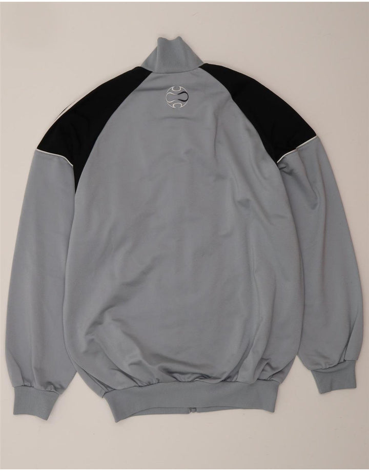 Męska kurtka dresowa ADIDAS o luźnym kroju, UK 36/38, mały niebieski blok kolorów