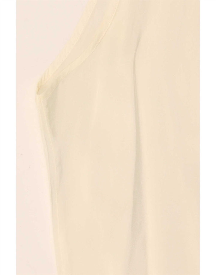 Damska bluzka bez rękawów Saint George Top UK 12 Medium Off White