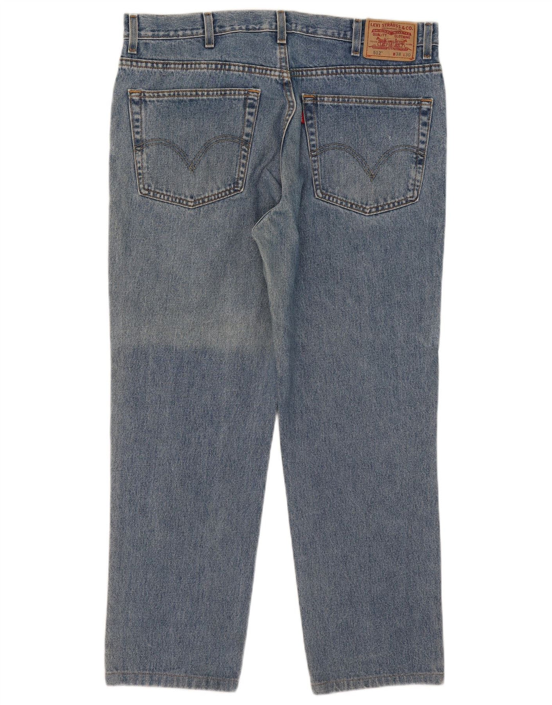 Męskie jeansy Levi's 512 Slim W38 L27 Niebieska bawełna