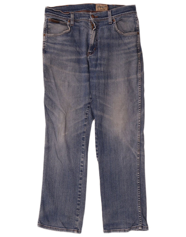 Męskie jeansy Wrangler Texas Stretch Straight W34 L30 Niebieskie, bawełniane