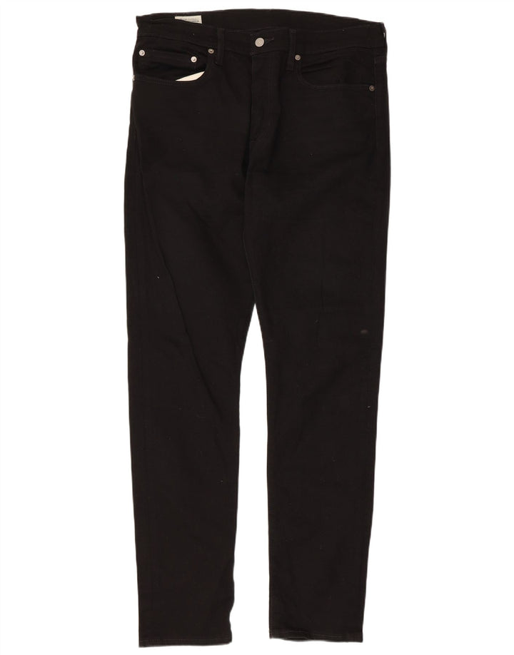 Męskie jeansy LEVI'S 512 Slim, zwężane, W34 L34, czarna bawełna