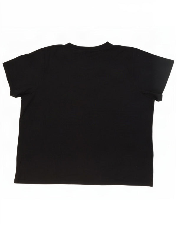 Koszulka damska Levi's Top UK 22 3XL Czarna bawełna