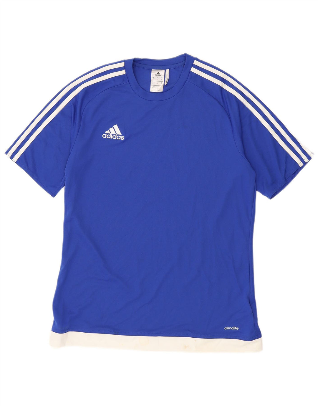 Męska koszulka ADIDAS Climalite z poliestru w kolorze średnioniebieskim