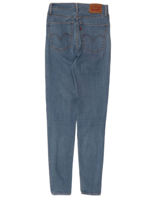 Damskie jeansy Levi's Mile High Super Skinny W27 L29 Niebieskie bawełniane