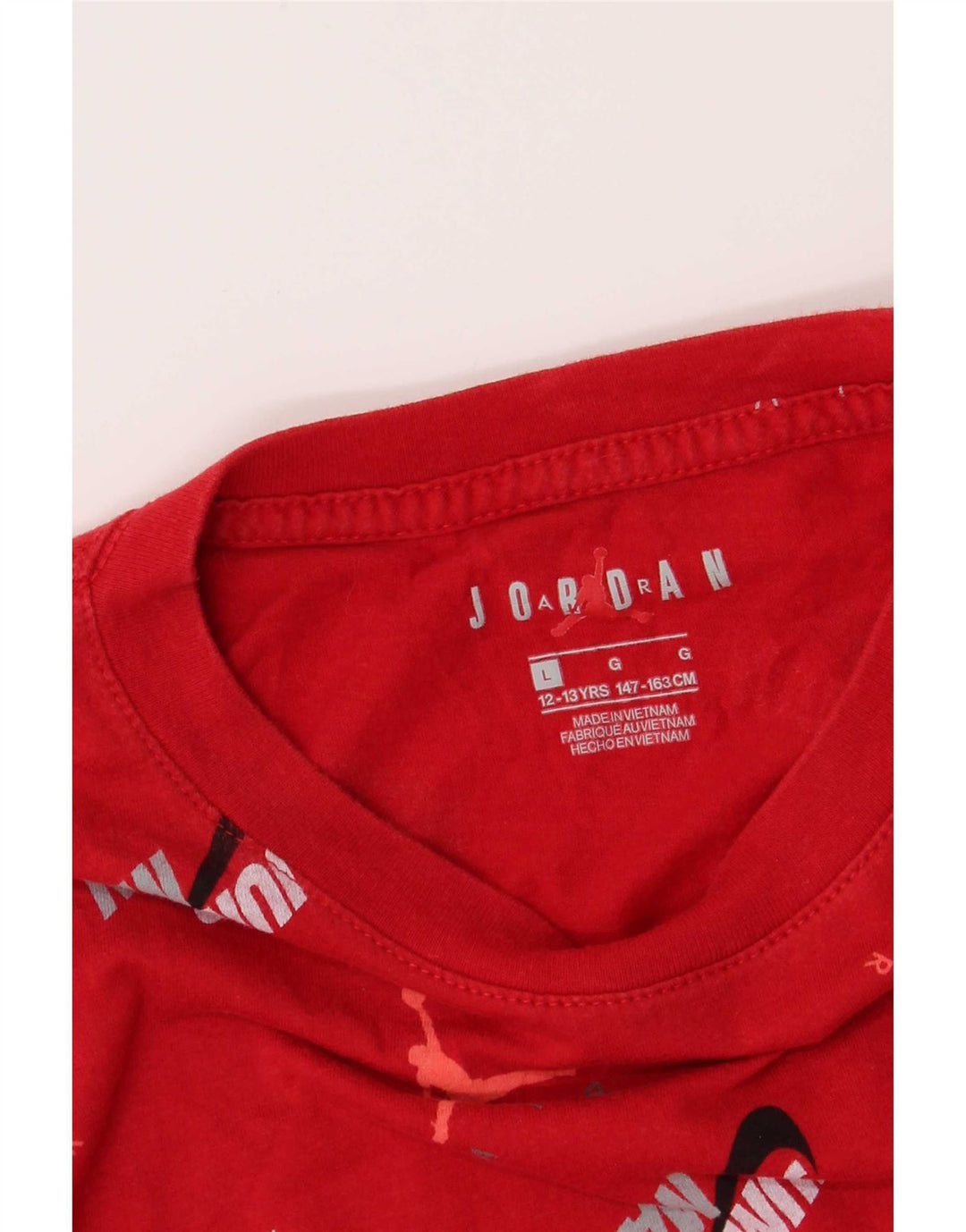 Koszulka chłopięca Jordan Regular Graphic, rozmiar 12-13 lat, duża, czerwona