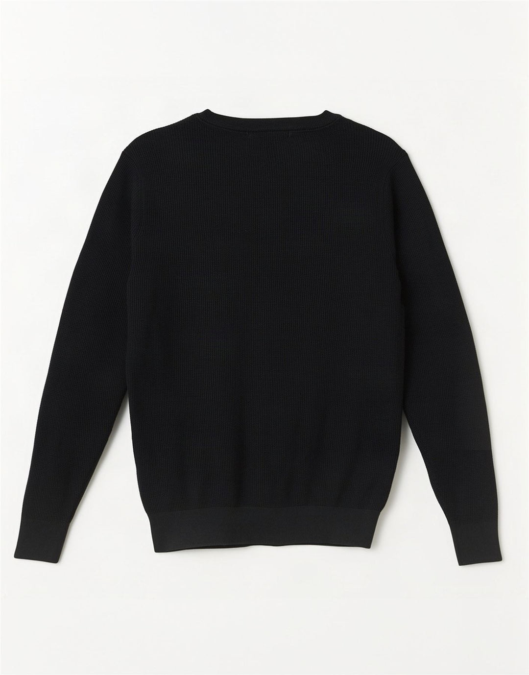 Męski sweter z okrągłym dekoltem Zara, mały, zielony, bawełniany