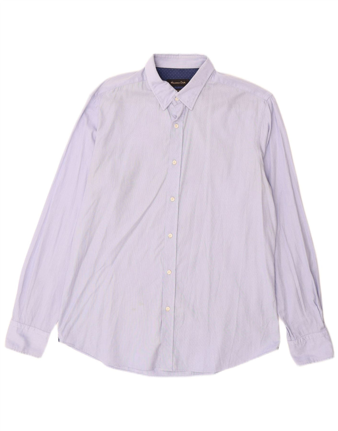 Koszula męska Massimo Dutti, duża, niebieska, bawełniana