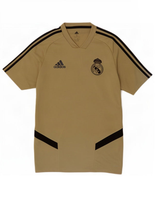 Męska koszulka Adidas Real Madryt z małą górną częścią koloru khaki