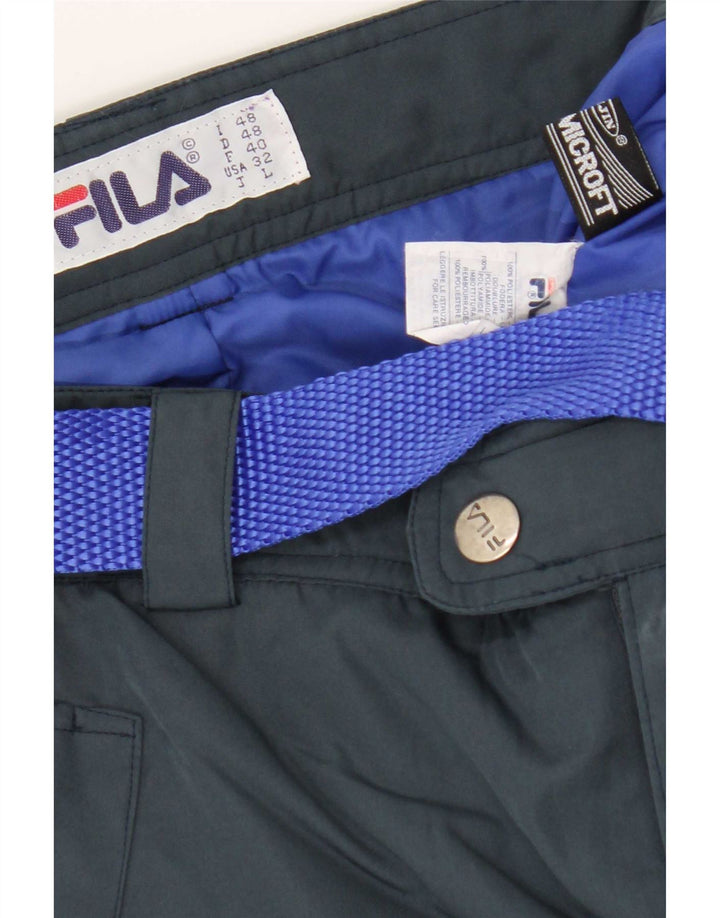 Męskie spodnie narciarskie Fila IT 48 Medium Granatowy Poliester
