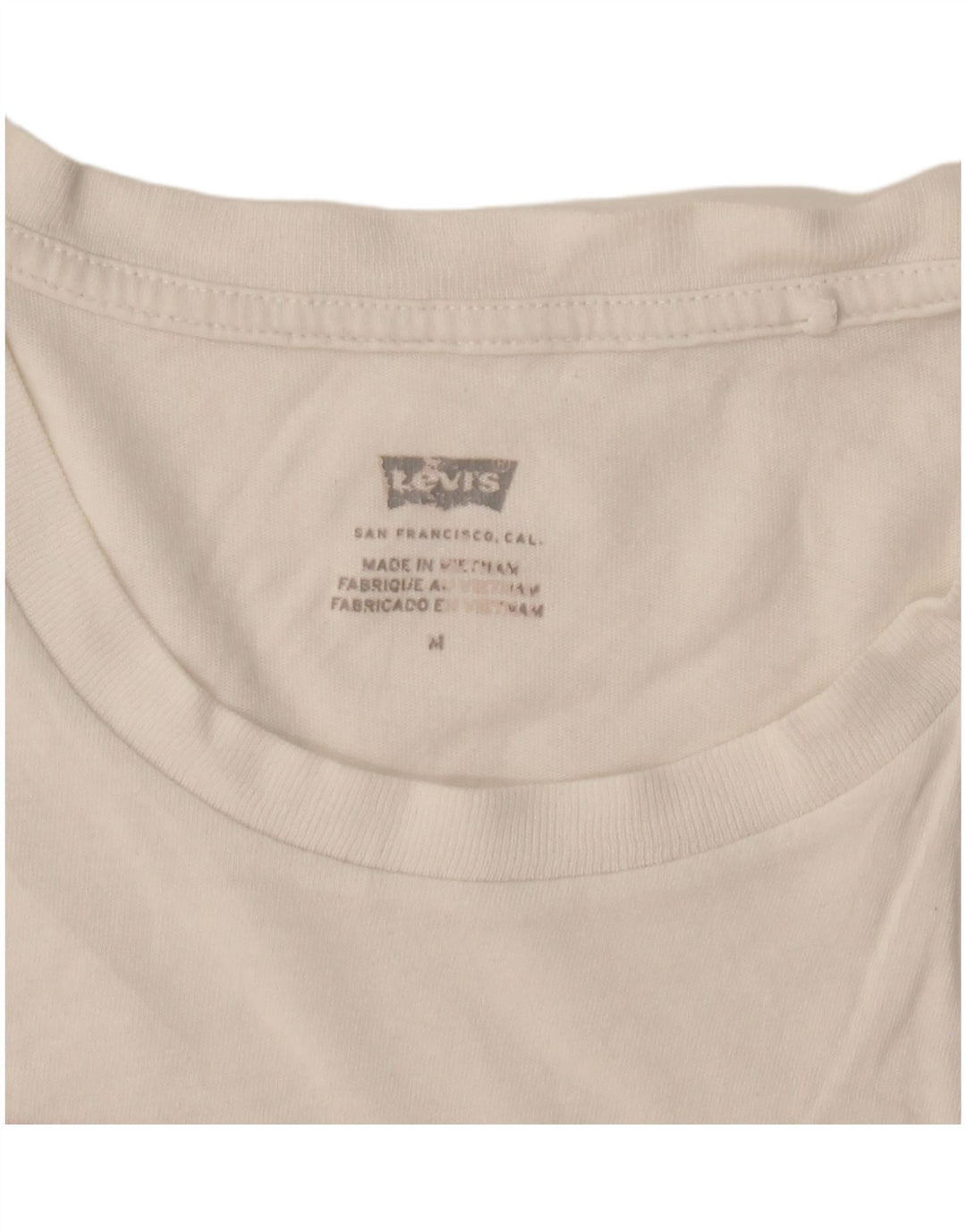 Damska koszulka z grafiką Levi's Top UK 14 Średnia biel