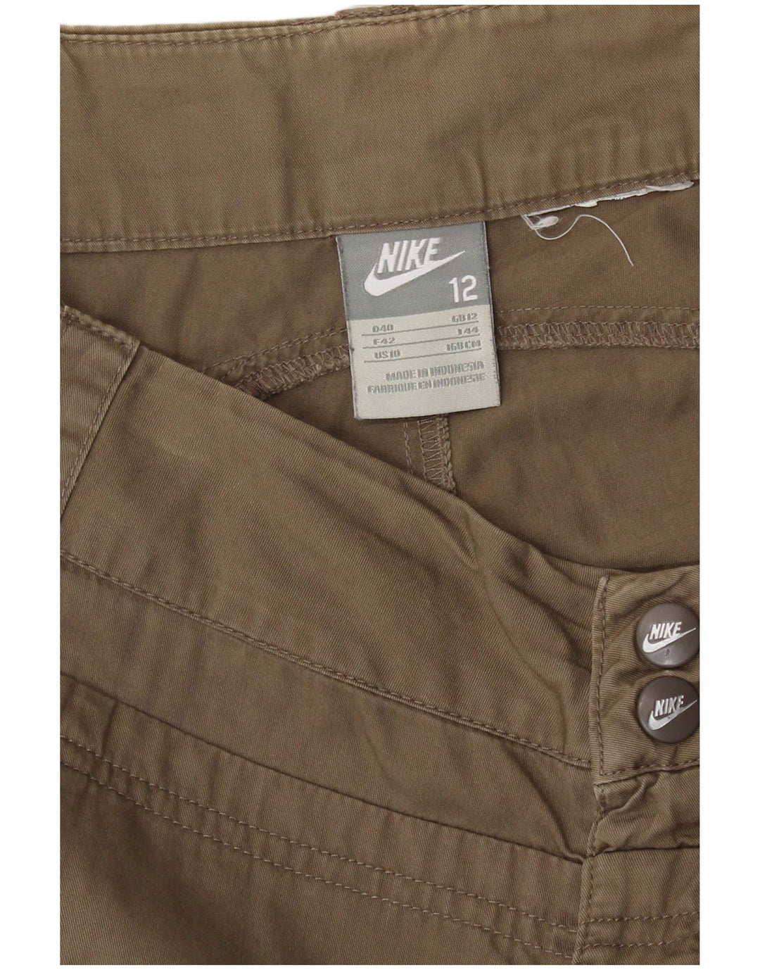 Damskie bermudy Nike UK 12 Medium W30 L12 Khaki