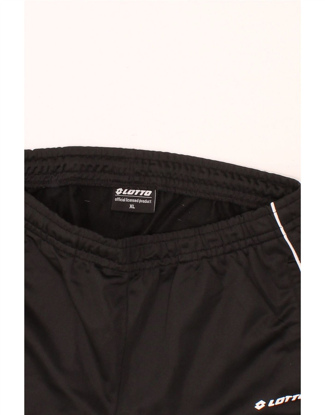 LOTTO Mens Tracksuit Trousers XL Black Polyester Vintage Lotto and Second-Hand Lotto from Messina Hembry 