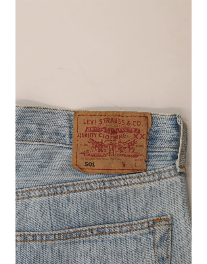 Damskie dżinsy Levi's 501 Straight W38 L29 Niebieskie