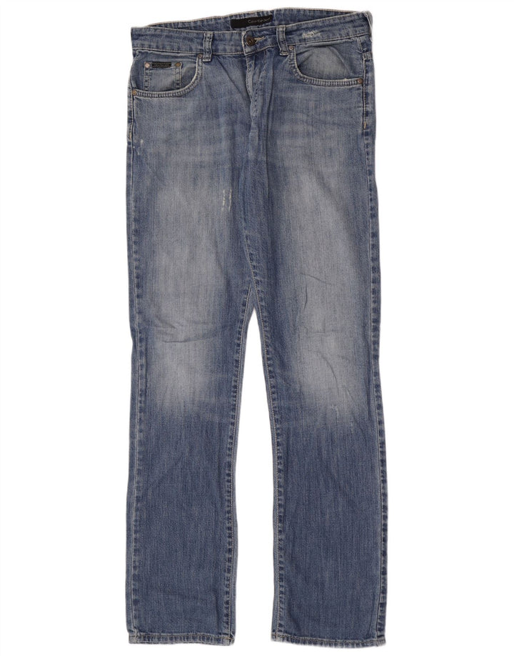 Damskie dżinsy Calvin Klein w trudnej sytuacji W32 L33 Niebieskie