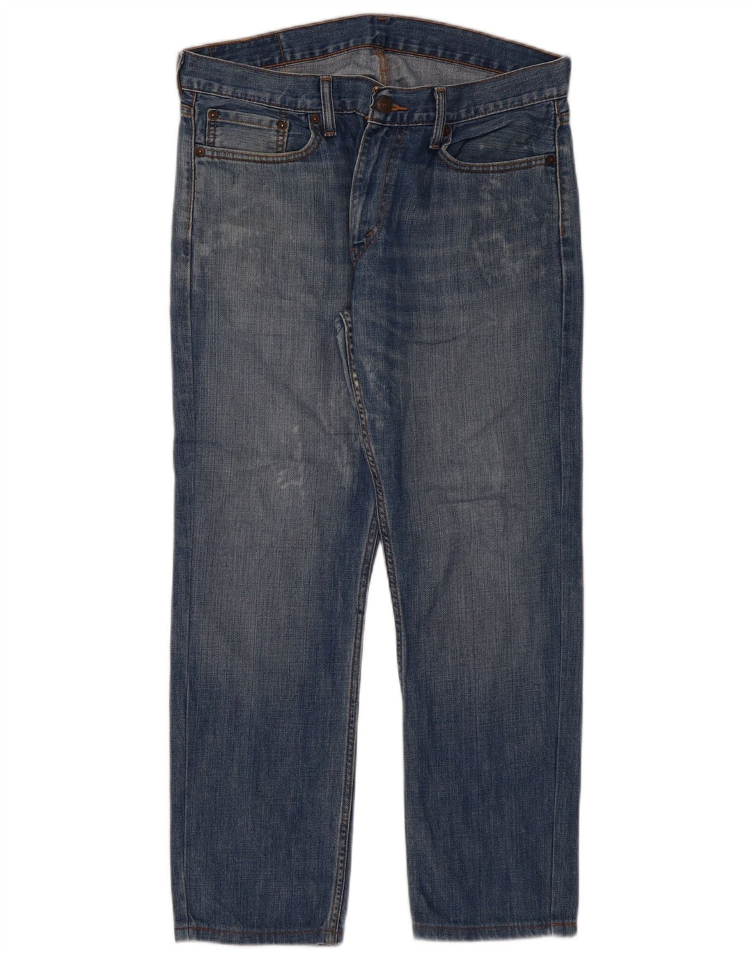 Męskie jeansy Levi's 514 Straight W34 L28 Niebieskie bawełniane