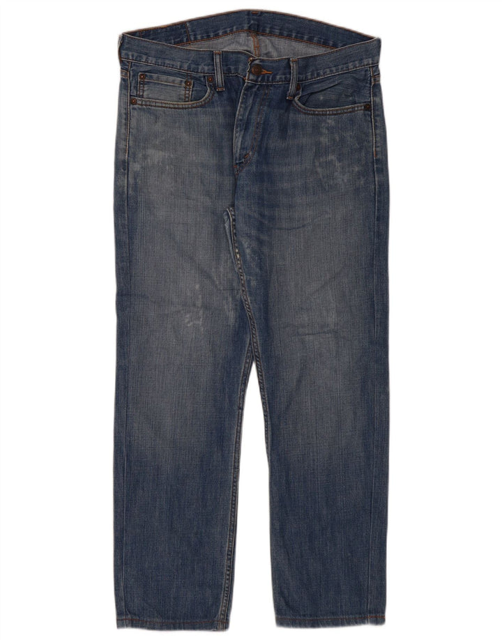 Męskie jeansy Levi's 514 Straight W34 L28 Niebieskie bawełniane