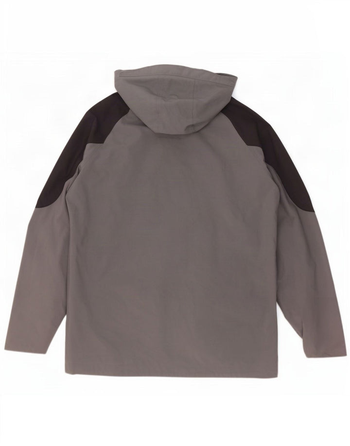 SALEWA Męska kurtka przeciwdeszczowa z kapturem UK 44 XL w kolorze szarym