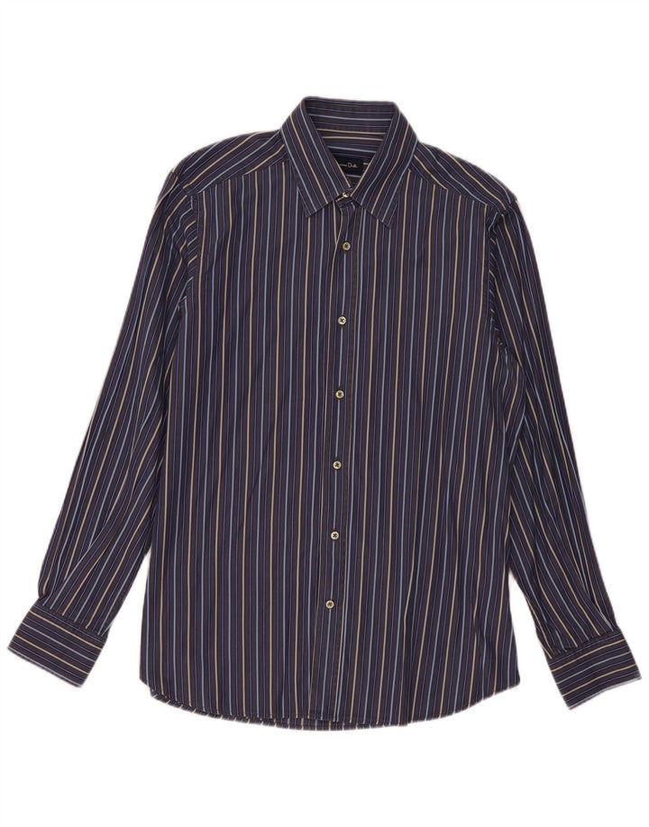 Koszula męska Massimo Dutti rozmiar 42 16 1/2 w duże granatowe paski