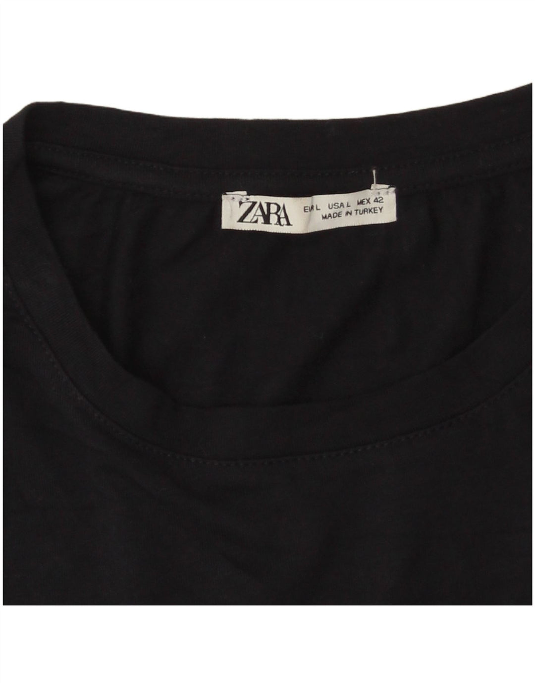T-shirt męski Zara, duży, granatowy