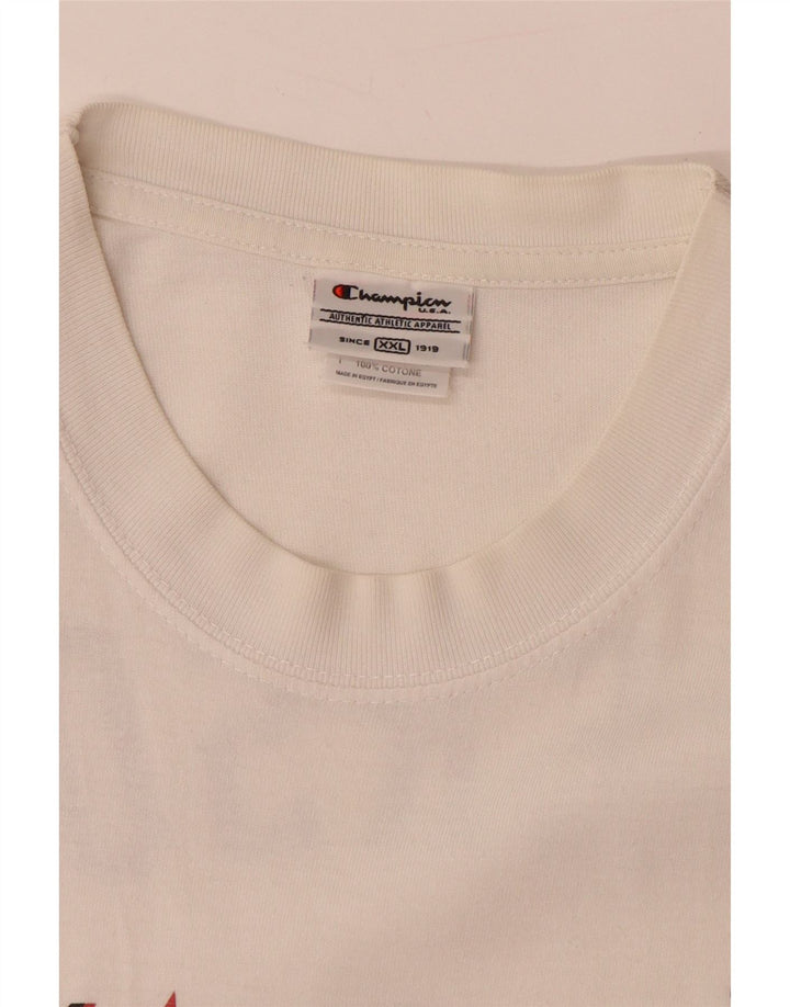 Męska kamizelka CHAMPION Allen Iverson Philadelphia Graphic Top 2XL w kolorze złamanej bieli