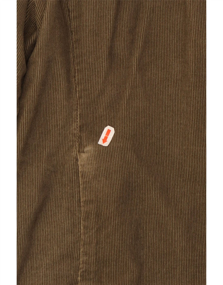 Damska kurtka sztruksowa Eddie Bauer UK 14, średnia bawełna khaki
