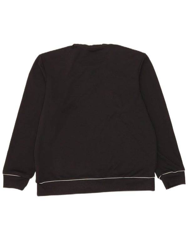 Adidas Męska bluza Climawarm Jumper UK 42/44 Duży czarny poliester