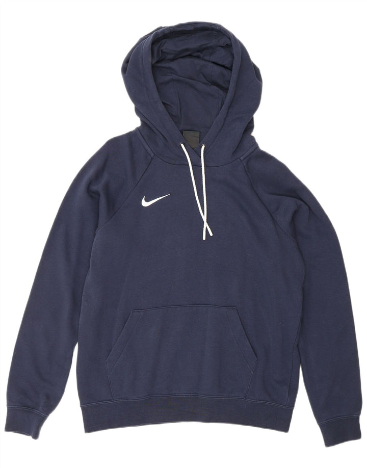 Męski sweter z kapturem NIKE, mały, granatowy, bawełniany