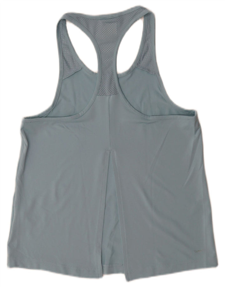 Damska kamizelka Adidas Climalite Graphic Top UK 8/10 Mały niebieski poliester