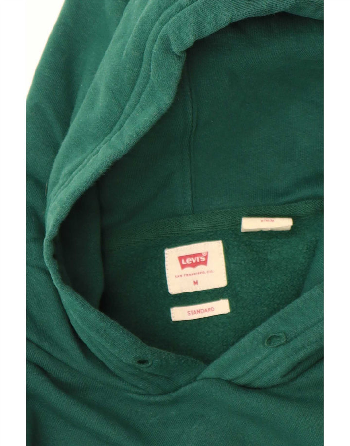 Męski sweter z kapturem Levi's Standard Graphic, średni zielony