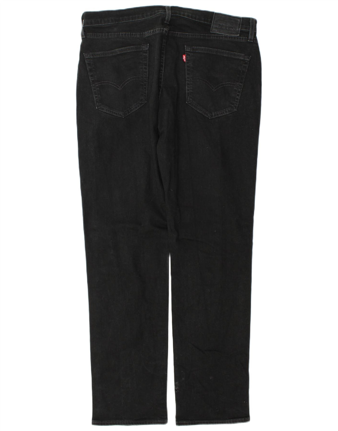 Męskie dżinsy Levi's 514 Straight W36 L34 Czarna bawełna