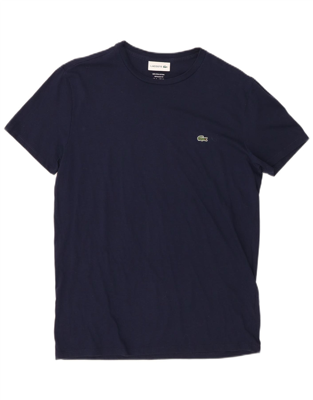 T-shirt męski Lacoste o regularnym kroju, rozmiar 4, średni granatowy, bawełniany